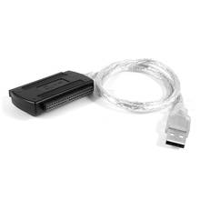 ПК USB 2,0 для SATA IDE 40 Pin кабель адаптер для 2,5 3,5 жесткого диска 2024 - купить недорого