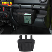 Bolsa de almacenamiento con reposabrazos para Suzuki Jimny JB74, bolsa de almacenamiento para copiloto de coche, accesorios de organización para Suzuki Jimny 2019 + 2024 - compra barato