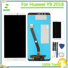 ЖК-экран для HUAWEI Enjoy 8 Plus, ЖК-дисплей 5,93 дюйма, Φ, дигитайзер в сборе, Замена для сенсорного экрана Huawei Y9 2018 2024 - купить недорого