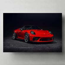 Modern Wall Art Prints Supercar 911Speedster Concept II Red Vehicle Canvas Posters DIY Framed Paintings for Living Room Decor 2024 - buy cheap