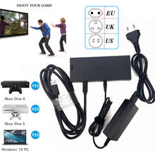 Оригинальный Kinect 2,0 Версия датчик адаптер питания для Microsoft XBOX One S/X Kinect 2,0 сенсор Xbox one Slim/X Windows PC 2024 - купить недорого