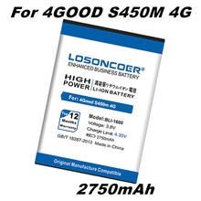 LOSONCOER 2750mAh BLI-1600 Battery for 4Good S450m 4G TLI-1600 Battery 2024 - buy cheap