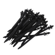 30 Pcs Universal Nylon Black Car Auto Cable Strap Push Mount Wire Tie Retainer Clip Clamp U1JF 2024 - buy cheap