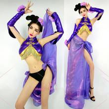 Nightclub Female Singer Sexy Clothing Gogo Dancer Retro Costumes Women Cosplay Performance Suit Jazz/Pole Dance Clothes DWY5019 2024 - buy cheap