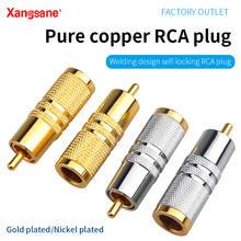 Xangsane-enchufe RCA chapado en oro/niquelado de cobre puro de alta calidad, cable de señal de audio de 8mm-10mm de diámetro, 4 Uds./8 Uds./20 Uds. 2024 - compra barato