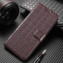 Case Flip Luxury for TP-Link Neffos C9A Cover Wallet Crocodile texture Leather Book Phone Coque 2024 - buy cheap