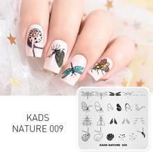 Rolabling Nail Stamping Plates Butterfly Snail Pattern Stencils Nail Art Stamp Stamping Template Stamp Plate Tools Manicure 2024 - buy cheap