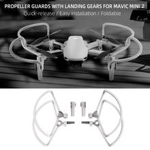 For DJI Mavic Mini 2 Accessories Drone Landing Gear 2 IN 1 Propellers Protector Shock-absorb Landing Gear Support Protector 2024 - buy cheap