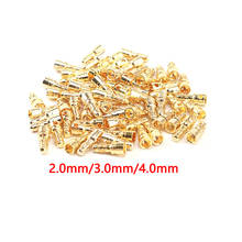 20Pair 2mm/3.5mm/4mm RC Battery Gold-plated Bullet Banana Plug High Quality Male Female Bullet Banana Connector 2024 - buy cheap
