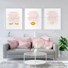 Simplicity Modern Makeup Lashes Poster and Print Canvas Painting Nordic Wall Art Picture for Beauty Salon Girls Room Decoration 2024 - buy cheap