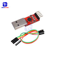 Diymore-módulo programable CP2102 USB a UART TTL, serie STC, PL2303, superlínea de cepillo para Arduino con cable de puente Dupont de 4 pines 2024 - compra barato