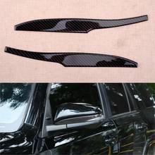 1 Pair Car Black Carbon Fiber Exterior Side Rearview Mirror Cover Trim Fit for Toyota 4Runner 2010-2018 2019 2020 Accessories 2024 - buy cheap