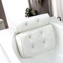 3D Mesh Spa Non-Slip Cushioned Bath Tub Spa Pillow Bathtub Head Rest Pillow With Suction Cups For Neck And Back Bathroom Supply 2024 - buy cheap