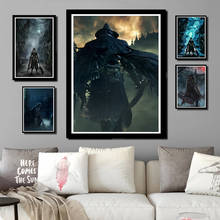 Perfect JL Bloodborne Game Hunter Hot Video Game Art Painting Poster Home Decor wall stickers 2024 - buy cheap