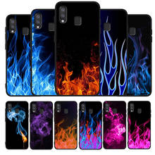 Cartoon fire flame phone Case For Samsung A10 A20E A30 A40 A50 A60 A70 M10 M20 M30S M40 A01 A21 A31 A51 A71 4G Cover 2024 - buy cheap