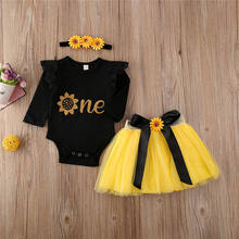 0-18M Children Clothing Set Toddler Infant Baby Girl Princess Party Long Sleeve Romper Lace Skirt Girls Long Sleeve Outfits 2024 - compre barato