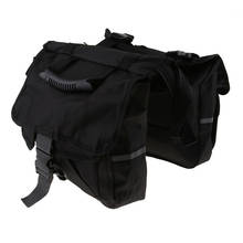 Black Motorcycle Saddlebag Rear Seat Backpack Bags Bicycle Motorbike Detachable Backseat Saddle Bag Trunk Luggage 2024 - buy cheap