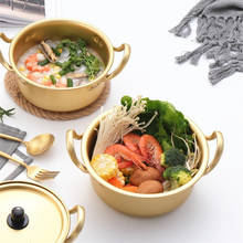 Chic Gold Soup Pot Aluminum alloy Non-stick Milk Pot Stockpot Cooker Salad Noodle Bowl Kitchen Cooking Tools 1PC cookware set 2024 - buy cheap