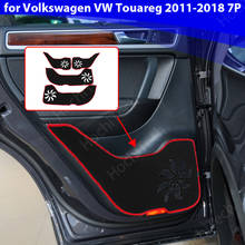 Capa protetora de borda lateral para porta de carro, adesivo anti chute para volkswagen vw touareg 2010-18 7p 2024 - compre barato