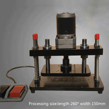 110-220v 200w padrão elétrico pequeno morrer cortador imprensa eva pvc máquina de corte de couro achatamento (260*150mm) 2024 - compre barato