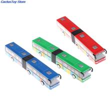 1pc durable colorful Alloy Tourist Bus Model Two-Door City Bus Toys for Kids toys birthday gifts 2024 - buy cheap