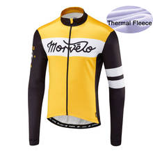 2019 New Morvelo Men Winter Thermal Fleece Long Sleeve Cycling Jersey Clothing Sportswear Mountain Bike Cycling Clothes 2024 - buy cheap