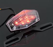 Motorcycle ATV Quad LED License Plate Rear Tail Stop Brake Indicator Light Lamp universal motorcycle accessary 2024 - buy cheap