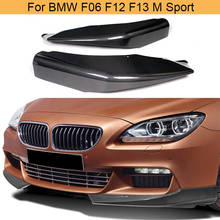 Separadores de fibra de carbono para coche, divisores delanteros sin M6 para BMW Serie 6, F06, F12, F13, M Sport, 2012-2016, Convertible, 650I 2024 - compra barato