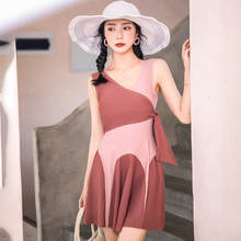 Maiô feminino de uma peça, 2021, traje de banho, sólido, com modelo triquíni, push up 2024 - compre barato
