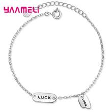 Pulseras de cristal brillante para mujer, niña, esposa, joyería bonita, dijes de plata esterlina 925, novedad de fábrica 2024 - compra barato