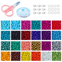 Cuentas de semilla de vidrio de 22560 piezas, abalorios checos, cuentas de pintura para hornear, cuentas de joyería, pulsera DIY, collar para accesorios de fabricación de joyería 2024 - compra barato