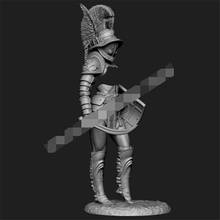 Unpainted World Female Warrior Resin Figure 1/24 Scale Model Kit Assembly Models Kit Resin Colorless Self-Assembled Toy 2024 - buy cheap