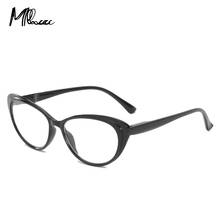 Armação de óculos para mulheres e homens, óculos para leitura, lentes claras, para presbiopia, óculos para olho de gato, espelhado 2024 - compre barato