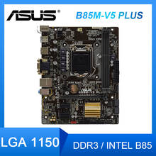 Десктопная Материнская плата ASUS B85M-V5 PLUS LGA 115 DDR3 16 Гб, поддержка Core i3-4130 Xeon E3-1265L cpus PCI-E 3,0 USB3.0 Micro ATX 2024 - купить недорого