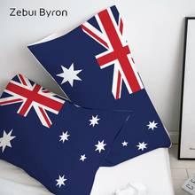 3D HD Pillow Case Pillowcase Custom/50x70/50x75/50x80/70x70 Decorative Pillow Cover,flag Australia Bedding,Drop Shipping 2024 - buy cheap