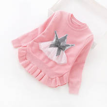 2020 New Fashion Children Clothing 2-6years Girls Sweater O-neck Pullover Girls Sweaters 2024 - buy cheap