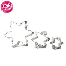 Cookie Cutters Stainless Steel Snowflake Shape Animal Biscuit Cookie Cutters Fondant Pastry Decorating Baking Tools 2024 - buy cheap