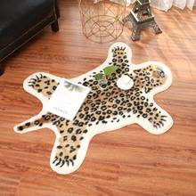 Animal imitation cowhide carpet Scandinavian style imitation cheetah pattern living room bedroom bedside study short wool carpet 2024 - buy cheap