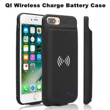 Wireless Charger Power Bank Cover for iPhone 6 6s 7 8 Plus Qi Wireless Charging Battery Charger Cases For iPhone 8 7 6 6s Case 2024 - buy cheap