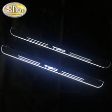 SNCN Car LED Door Sill For Fiat Tipo 2015 - 2020 Ultra-thin Acrylic Dynamic LED Welcome Light Scuff Plate Pedal 2024 - buy cheap