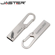 Unidad flash USB JASTER 2,0 de metal, pendrive de 4GB, 8GB, 16GB, 32GB, 64GB y 128GB, con logotipo gratis de más de 10 Uds. 2024 - compra barato