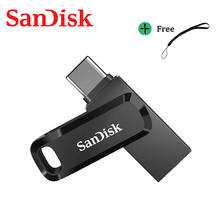 Sandisk-pendrive sdddc3 tipo c usb 3.1, 128gb, 64gb, 32gb, memória flash 3.0, disco rígido para smartphone 32/64/128 2024 - compre barato