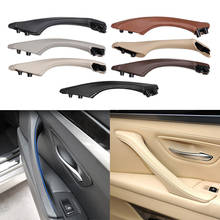 Real Leather Car Interior Door Trim Pull Handle Right Side For BMW F10 F11 F18 5 Series 2010 2011 2012 2013 2014 2015 2016 2017 2024 - buy cheap