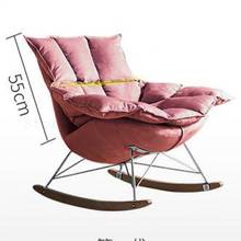 Household Fabric Rocking Chair Adult Balcony Recreational Chair Adult Sleeping Lazy Chair Sofa 2024 - buy cheap