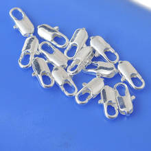 Fechos lagosta de prata esterlina 100-alta qualidade para mulheres colar pulseira acessórios joias acessórios para meninas presentes faça-você-mesmo 2024 - compre barato