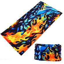 3D Fire Design Head Scarf Luxury Brand Magic Tube Headbands Women Men Cycling Bandana Neck Warmer Headscarf Kerchief Male Buffe 2024 - buy cheap