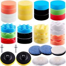35 Pieces Car Polishing Pad Kit 80mm Buffing Pads Foam Polish Pads Polisher Attachment for Drill 2024 - buy cheap