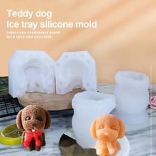 Molde de perro de peluche para Mousse, molde de silicona para aromaterapia, vela, DIY, Manual, epoxi 2024 - compra barato