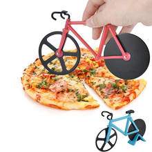 Bike Cutter Knives Non-stick Two-wheel Bicycle Shape Pizza Cutting Knife With Holder Stainless Steel Pizza Tool Kitchen 2024 - buy cheap
