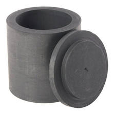 High Purity Graphite Melting Crucible Casting With Lid Cover 40*40mm For Silver&black 2024 - buy cheap